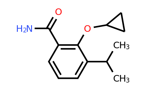 CAS 1243396-00-0 | 2-Cyclopropoxy-3-isopropylbenzamide