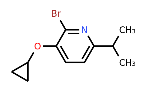 CAS 1243396-03-3 | 2-Bromo-3-cyclopropoxy-6-(propan-2-YL)pyridine