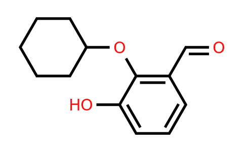 CAS 1243396-05-5 | 2-(Cyclohexyloxy)-3-hydroxybenzaldehyde