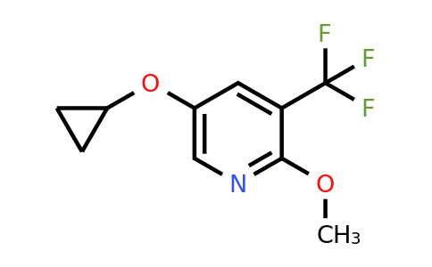 CAS 1243396-06-6 | 5-Cyclopropoxy-2-methoxy-3-(trifluoromethyl)pyridine