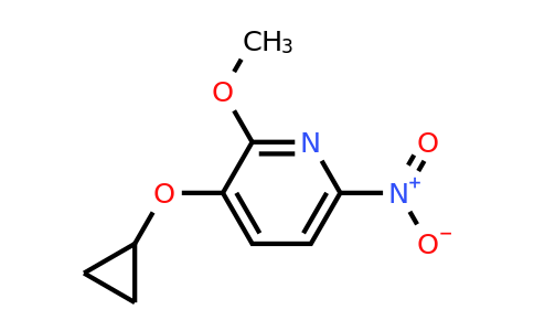 CAS 1243396-08-8 | 3-Cyclopropoxy-2-methoxy-6-nitropyridine