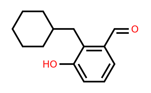 CAS 1243396-09-9 | 2-(Cyclohexylmethyl)-3-hydroxybenzaldehyde