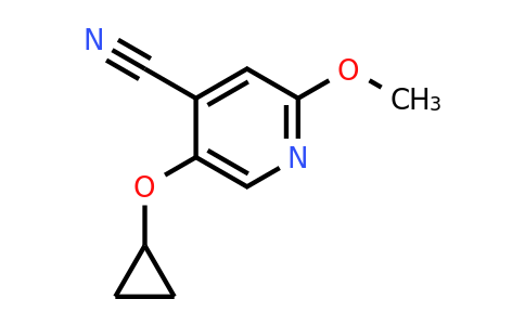 CAS 1243396-12-4 | 5-Cyclopropoxy-2-methoxyisonicotinonitrile