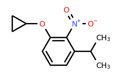 CAS 1243396-14-6 | 1-Cyclopropoxy-3-isopropyl-2-nitrobenzene