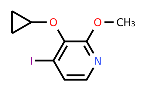 CAS 1243396-19-1 | 3-Cyclopropoxy-4-iodo-2-methoxypyridine
