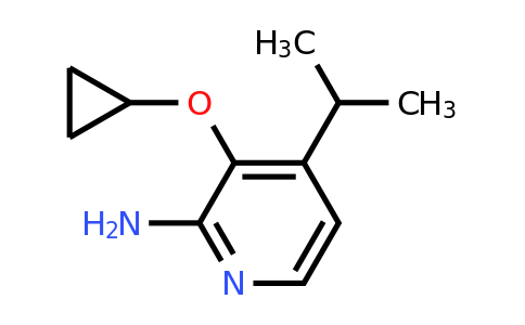 CAS 1243396-20-4 | 3-Cyclopropoxy-4-(propan-2-YL)pyridin-2-amine