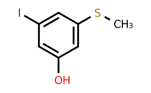 CAS 1243396-22-6 | 3-Iodo-5-(methylsulfanyl)phenol