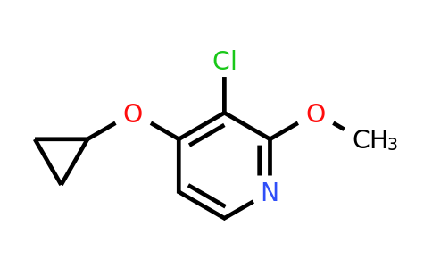 CAS 1243396-24-8 | 3-Chloro-4-cyclopropoxy-2-methoxypyridine