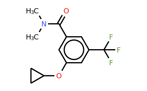 CAS 1243396-29-3 | 3-Cyclopropoxy-N,n-dimethyl-5-(trifluoromethyl)benzamide