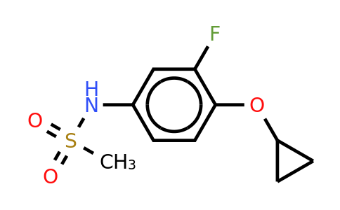 CAS 1243396-31-7 | N-(4-cyclopropoxy-3-fluorophenyl)methanesulfonamide
