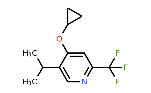 CAS 1243396-33-9 | 4-Cyclopropoxy-5-isopropyl-2-(trifluoromethyl)pyridine