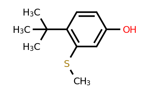 CAS 1243396-35-1 | 4-Tert-butyl-3-(methylsulfanyl)phenol