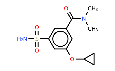 CAS 1243396-36-2 | 3-Cyclopropoxy-N,n-dimethyl-5-sulfamoylbenzamide