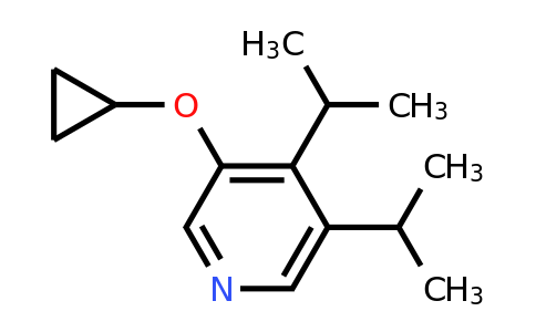 CAS 1243396-41-9 | 3-Cyclopropoxy-4,5-diisopropylpyridine