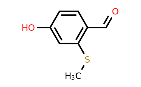 CAS 1243396-42-0 | 4-Hydroxy-2-(methylsulfanyl)benzaldehyde