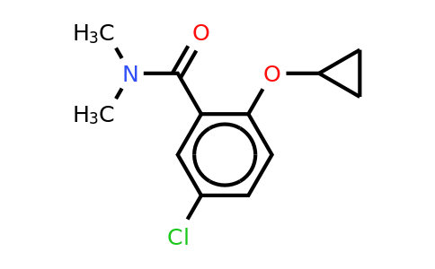 CAS 1243396-44-2 | 5-Chloro-2-cyclopropoxy-N,n-dimethylbenzamide