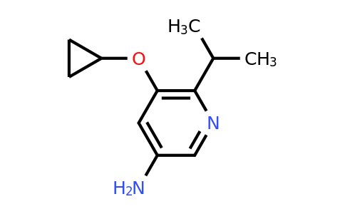 CAS 1243396-46-4 | 5-Cyclopropoxy-6-(propan-2-YL)pyridin-3-amine