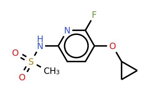 CAS 1243396-50-0 | N-(5-cyclopropoxy-6-fluoropyridin-2-YL)methanesulfonamide