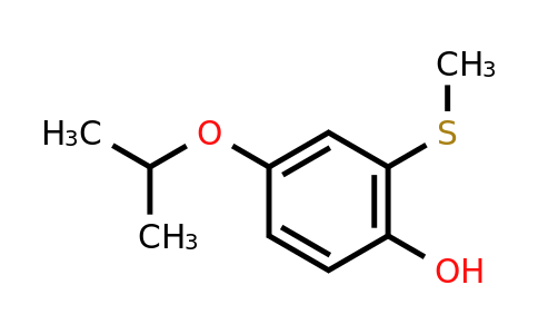 CAS 1243396-51-1 | 2-(Methylsulfanyl)-4-(propan-2-yloxy)phenol
