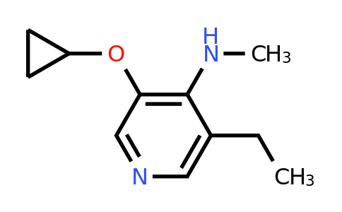 CAS 1243396-55-5 | 3-Cyclopropoxy-5-ethyl-N-methylpyridin-4-amine
