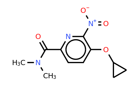 CAS 1243396-57-7 | 5-Cyclopropoxy-N,n-dimethyl-6-nitropicolinamide