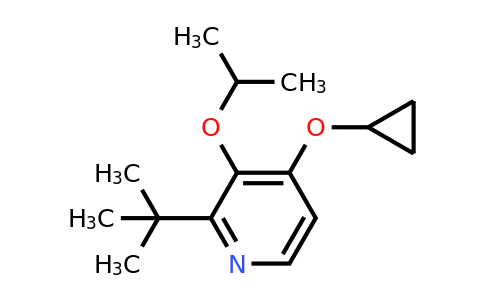 CAS 1243396-59-9 | 2-Tert-butyl-4-cyclopropoxy-3-isopropoxypyridine