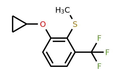 CAS 1243396-61-3 | (2-Cyclopropoxy-6-(trifluoromethyl)phenyl)(methyl)sulfane