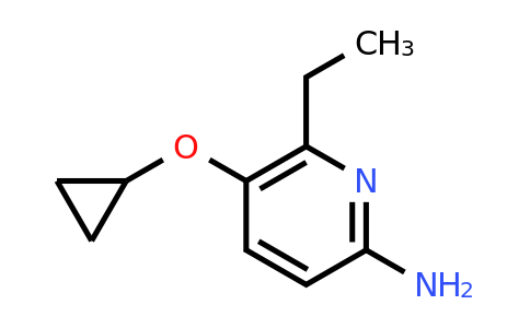 CAS 1243396-63-5 | 5-Cyclopropoxy-6-ethylpyridin-2-amine