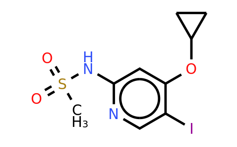 CAS 1243396-68-0 | N-(4-cyclopropoxy-5-iodopyridin-2-YL)methanesulfonamide