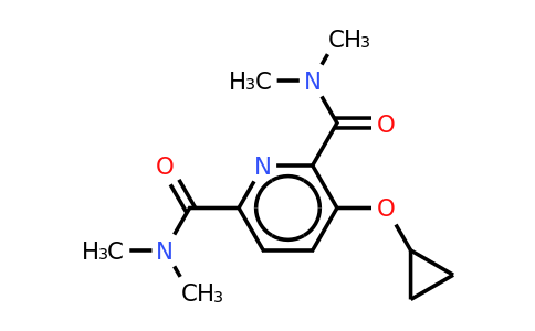 CAS 1243396-69-1 | 3-Cyclopropoxy-N2,N2,N6,N6-tetramethylpyridine-2,6-dicarboxamide