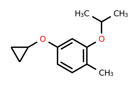 CAS 1243396-70-4 | 4-Cyclopropoxy-2-isopropoxy-1-methylbenzene