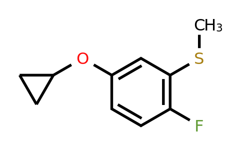 CAS 1243396-77-1 | (5-Cyclopropoxy-2-fluorophenyl)(methyl)sulfane
