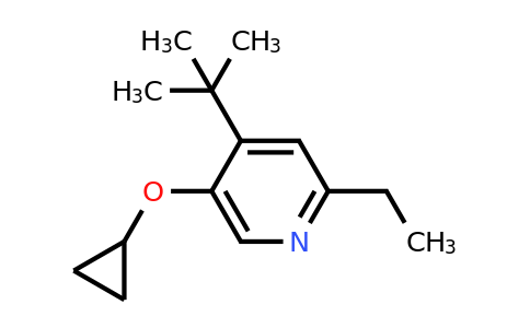 CAS 1243396-78-2 | 4-Tert-butyl-5-cyclopropoxy-2-ethylpyridine