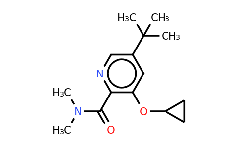 CAS 1243396-79-3 | 5-Tert-butyl-3-cyclopropoxy-N,n-dimethylpicolinamide
