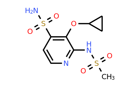 CAS 1243396-83-9 | 3-Cyclopropoxy-2-(methylsulfonamido)pyridine-4-sulfonamide