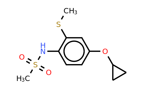 CAS 1243396-86-2 | N-(4-cyclopropoxy-2-(methylthio)phenyl)methanesulfonamide