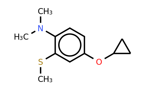 CAS 1243396-88-4 | 4-Cyclopropoxy-N,n-dimethyl-2-(methylthio)aniline