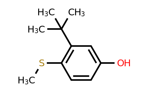 CAS 1243396-94-2 | 3-Tert-butyl-4-(methylsulfanyl)phenol