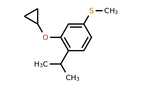 CAS 1243396-95-3 | (3-Cyclopropoxy-4-isopropylphenyl)(methyl)sulfane