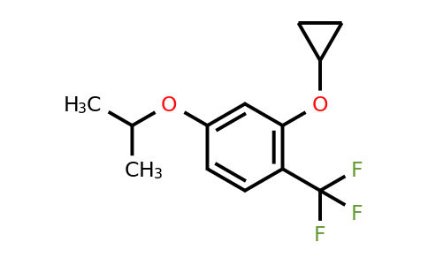 CAS 1243397-00-3 | 2-Cyclopropoxy-4-isopropoxy-1-(trifluoromethyl)benzene