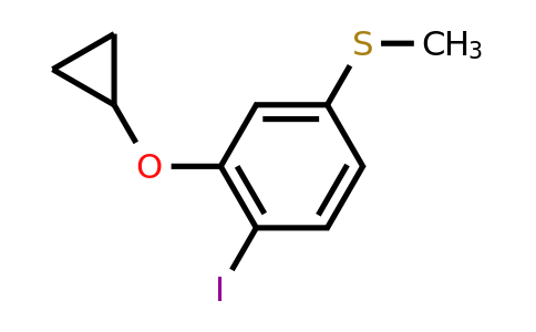 CAS 1243397-02-5 | (3-Cyclopropoxy-4-iodophenyl)(methyl)sulfane