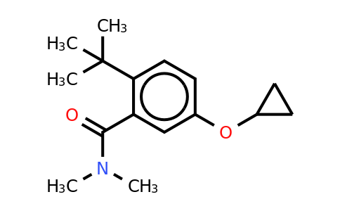 CAS 1243397-03-6 | 2-Tert-butyl-5-cyclopropoxy-N,n-dimethylbenzamide