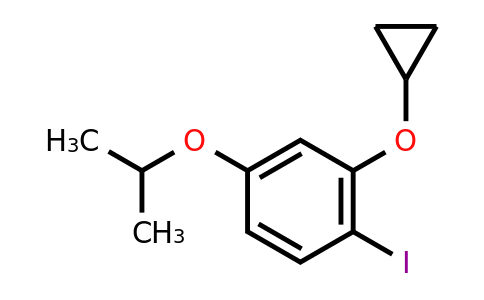 CAS 1243397-05-8 | 2-Cyclopropoxy-1-iodo-4-isopropoxybenzene