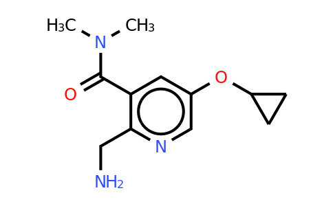 CAS 1243397-06-9 | 2-(Aminomethyl)-5-cyclopropoxy-N,n-dimethylnicotinamide
