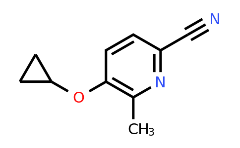 CAS 1243397-07-0 | 5-Cyclopropoxy-6-methylpicolinonitrile
