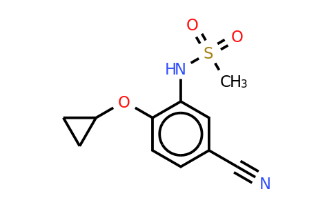 CAS 1243397-13-8 | N-(5-cyano-2-cyclopropoxyphenyl)methanesulfonamide