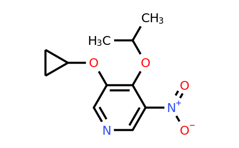 CAS 1243397-21-8 | 3-Cyclopropoxy-4-isopropoxy-5-nitropyridine