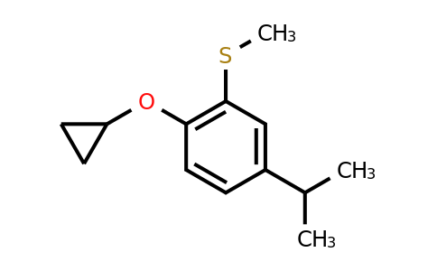 CAS 1243397-24-1 | (2-Cyclopropoxy-5-isopropylphenyl)(methyl)sulfane