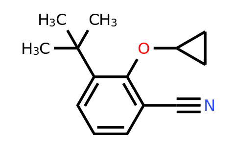 CAS 1243397-32-1 | 3-Tert-butyl-2-cyclopropoxybenzonitrile