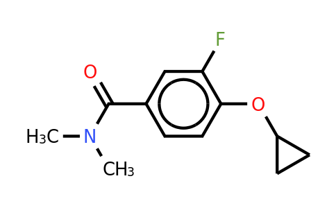 CAS 1243397-34-3 | 4-Cyclopropoxy-3-fluoro-N,n-dimethylbenzamide